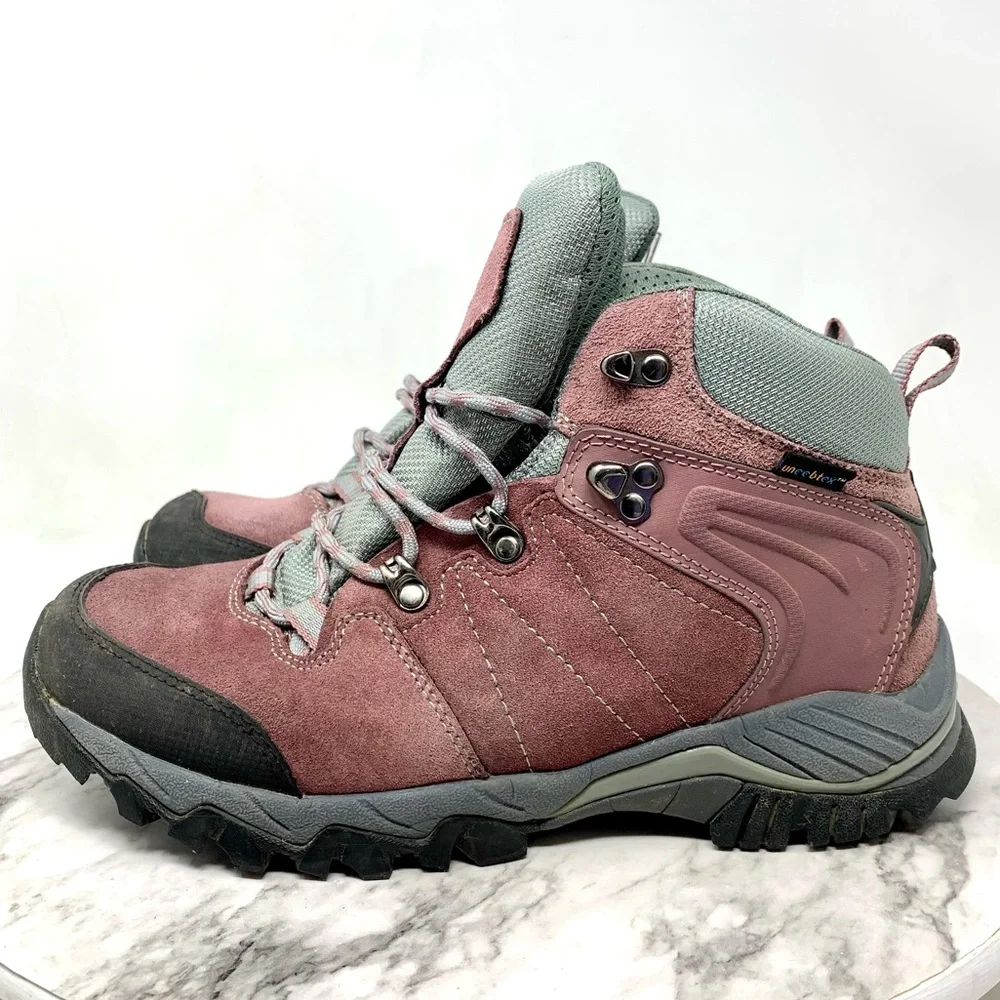 Clorts HKM-822E Suede Trail Hiking Boots 9.5/41 Waterproof Membrane Activewear - Picture 3 of 16